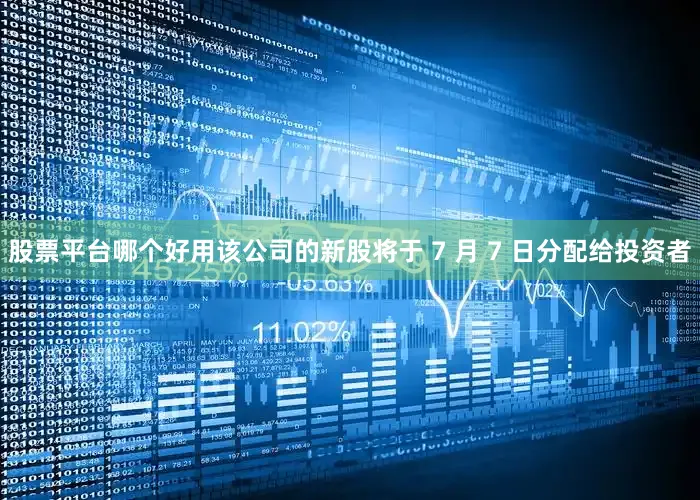 股票平台哪个好用　　该公司的新股将于 7 月 7 日分配给投资者