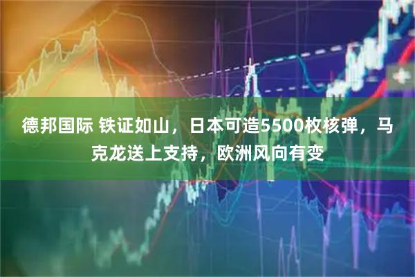德邦国际 铁证如山，日本可造5500枚核弹，马克龙送上支持，欧洲风向有变