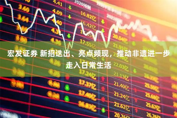 宏发证券 新招迭出、亮点频现，推动非遗进一步走入日常生活